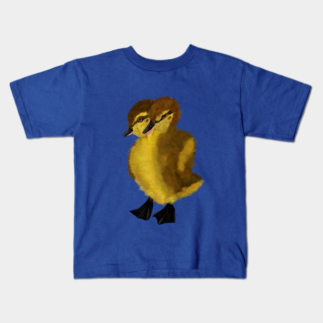 Conjoined Duckling Kids T-Shirt by Witchvibes